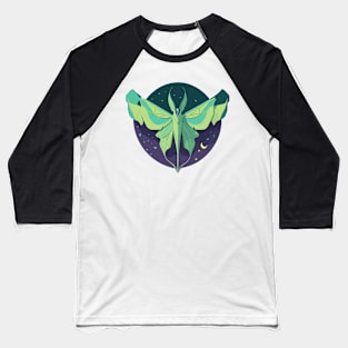 Luna Moth Baseball T-Shirt